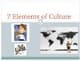 Key elements of culture, The Seven Elements of Culture PowerPoint -- 18 Slides by The Novel Nerd