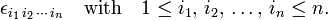 Definition and Fundamental Theorem, Levi-Civita symbol - Knowino