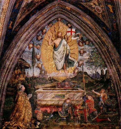 Liturgical drama, File:Pinturicchio - The Resurrection - WGA17810.jpg - Wikimedia Commons