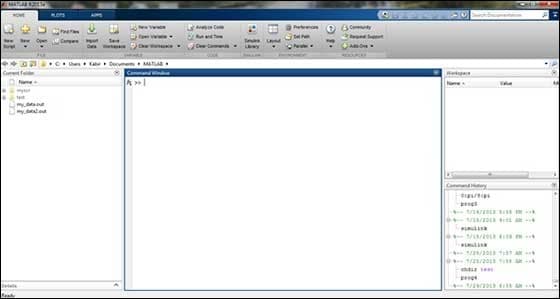 MATLAB Environment and Programming, MATLAB - การตั้งค่าสภาพแวดล้อม
