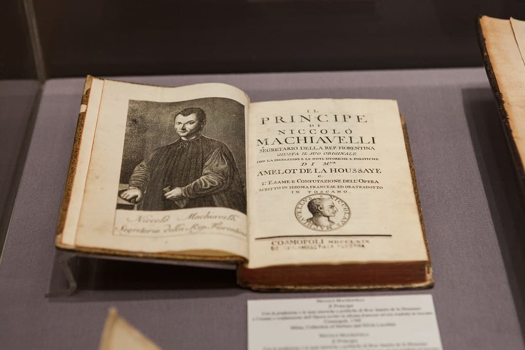 Major Figures and Their Contributions, 5. Title page from Il Principe” by Niccolò’ Machiavelli | Flickr