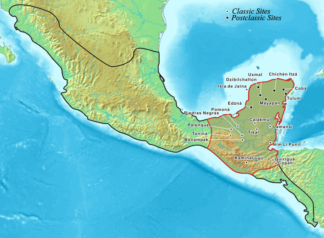 Rivers and streams, List of Maya sites - Wikipedia