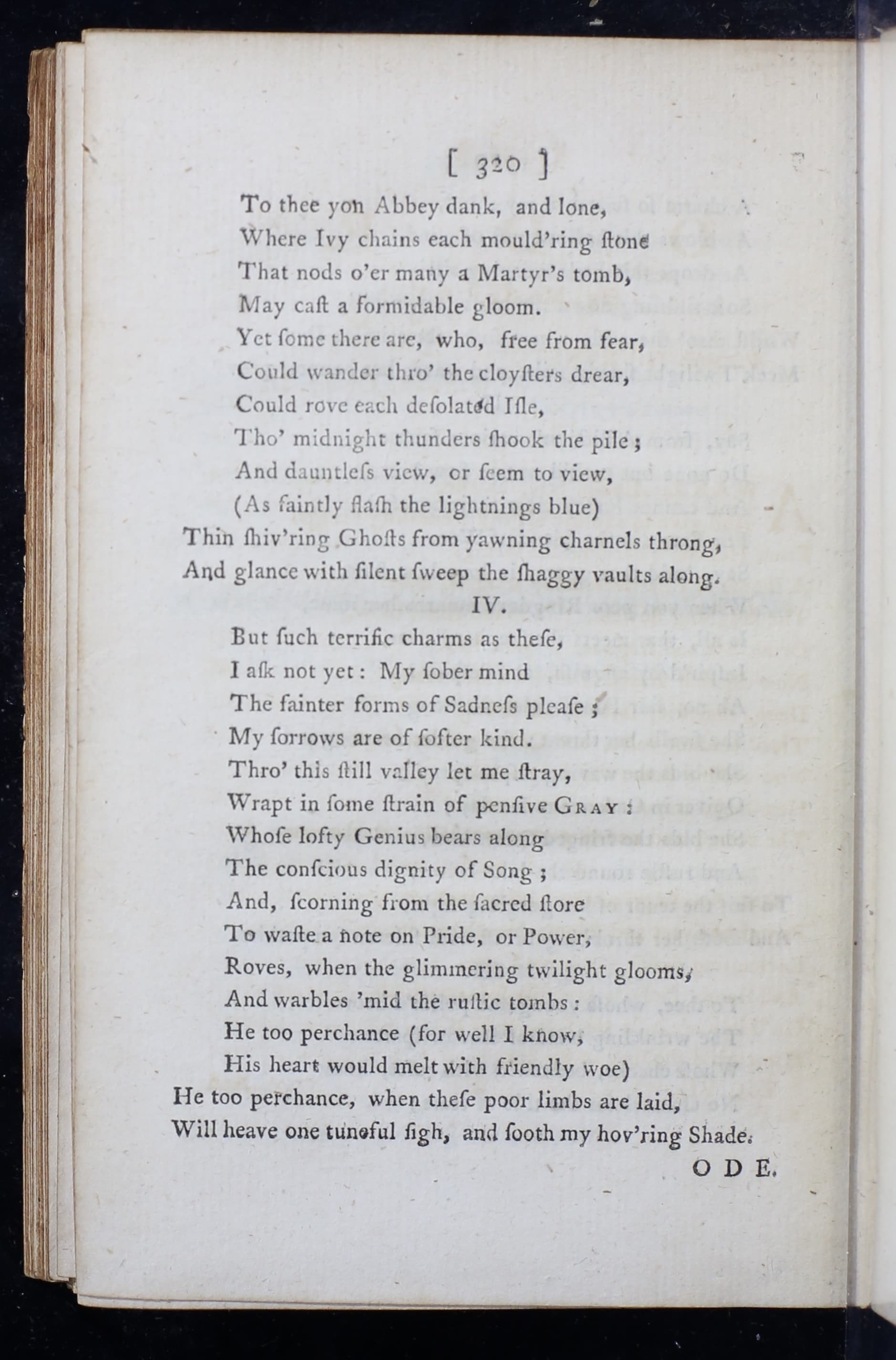 Shifting Themes and Styles, Eighteenth-Century Poetry Archive / Works / ODE. On MELANCHOLY. (William Mason)