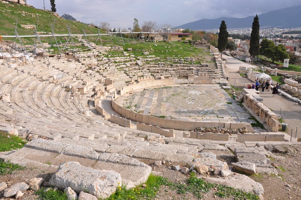Stage productions, Theatre of Dionysus | The Theatre of Dionysus was a major op… | Flickr
