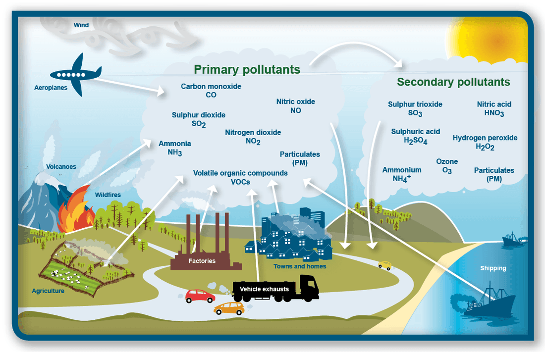 Natural sources, ESS Topic 6.3: Photochemical Smog - AMAZING WORLD OF SCIENCE WITH MR. GREEN