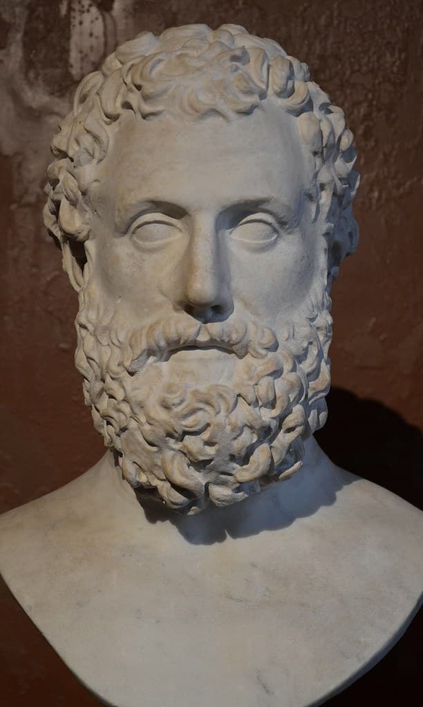 Origins in Greek drama, Portrait of the Athenian tragedian Aeschylus, Roman copy o… | Flickr