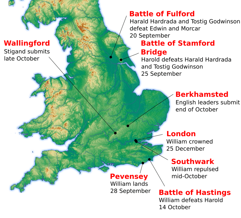 Political Instability and External Threats, Norman Conquest - Wikipedia