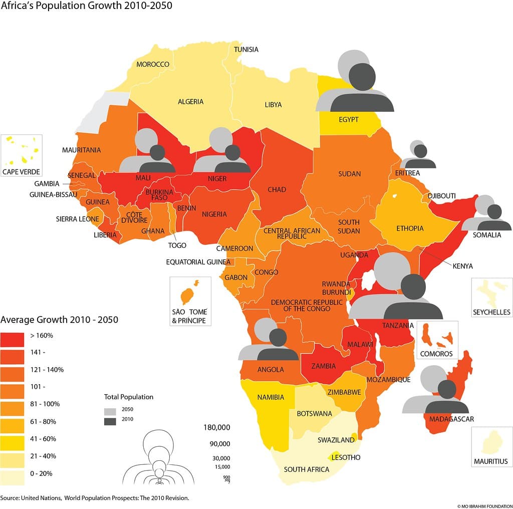 Population Dynamics and Urbanization, Africa’s Population Growth 2010-2050 | Eight African countri… | Flickr