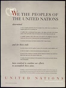 Post-WWII global context, United Nations Charter - Wikipedia, the free encyclopedia