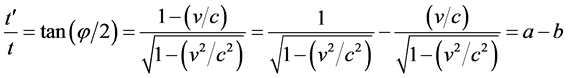 Potentials in Lorenz gauge, The Equations of Lorentz Transformation