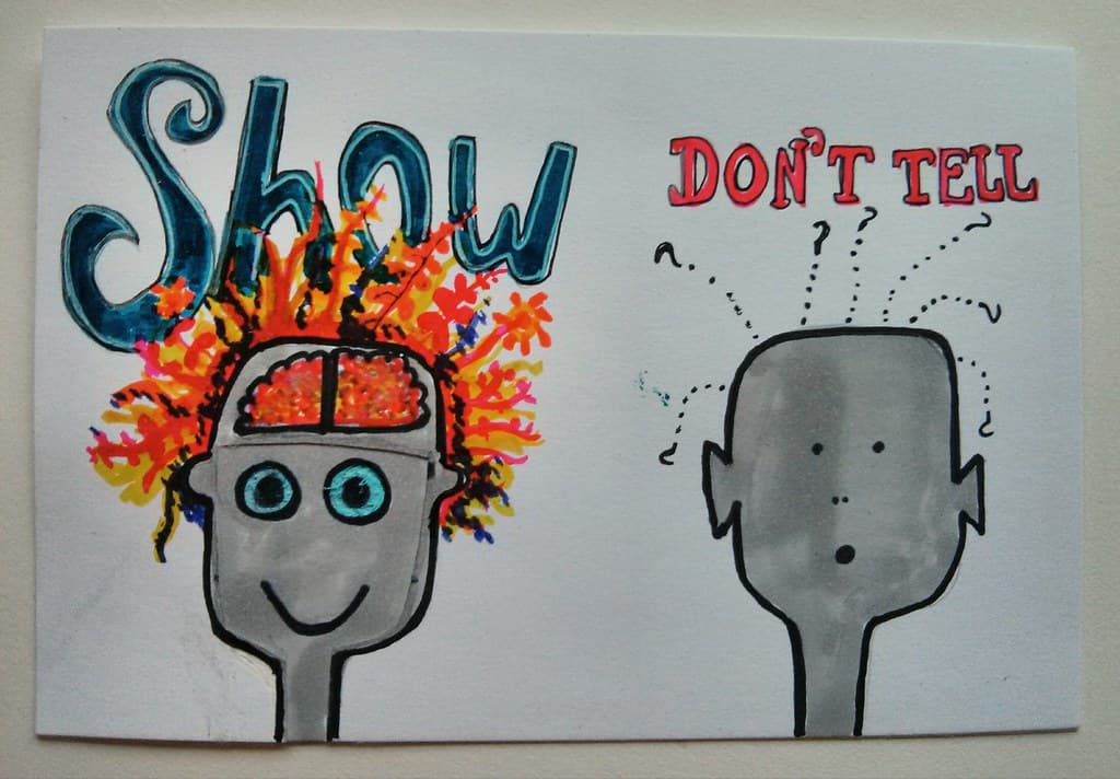 Principles of Visual Narrative, Show, don't tell | Paul Downey | Flickr