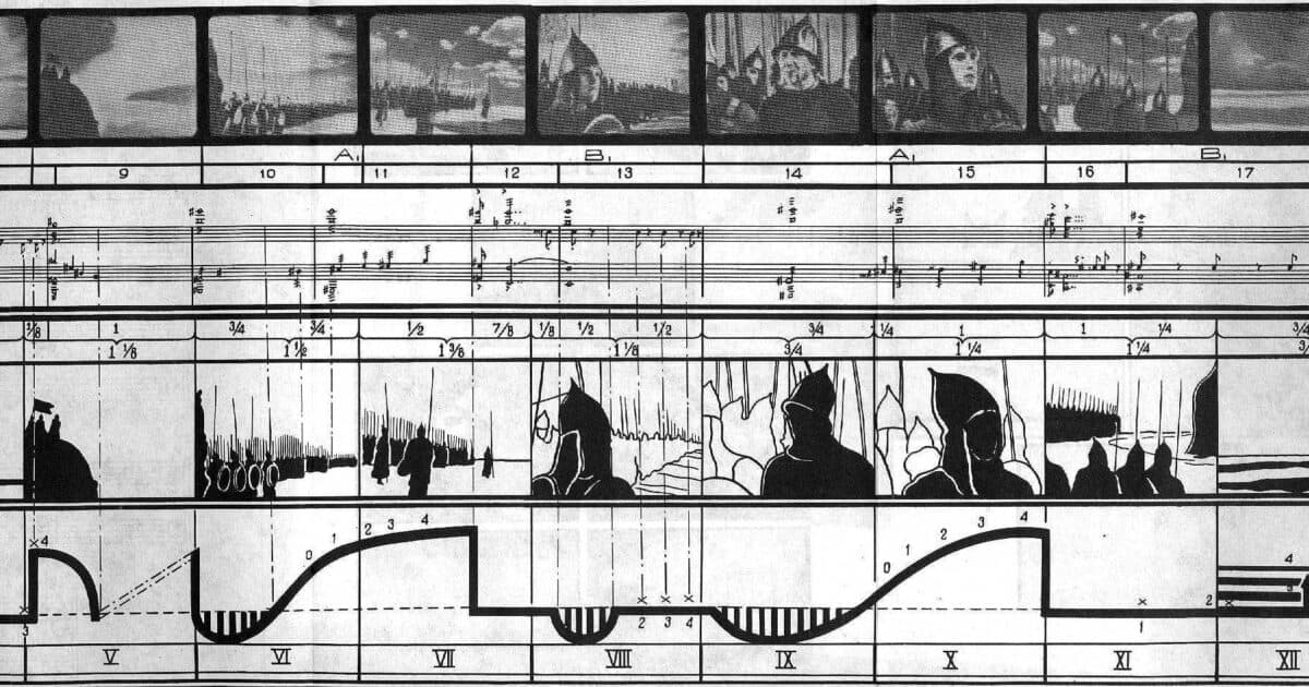 Principles of film editing, Sergei Eisenstein, sequences diagrams for Alexander Nevsky and… – SOCKS