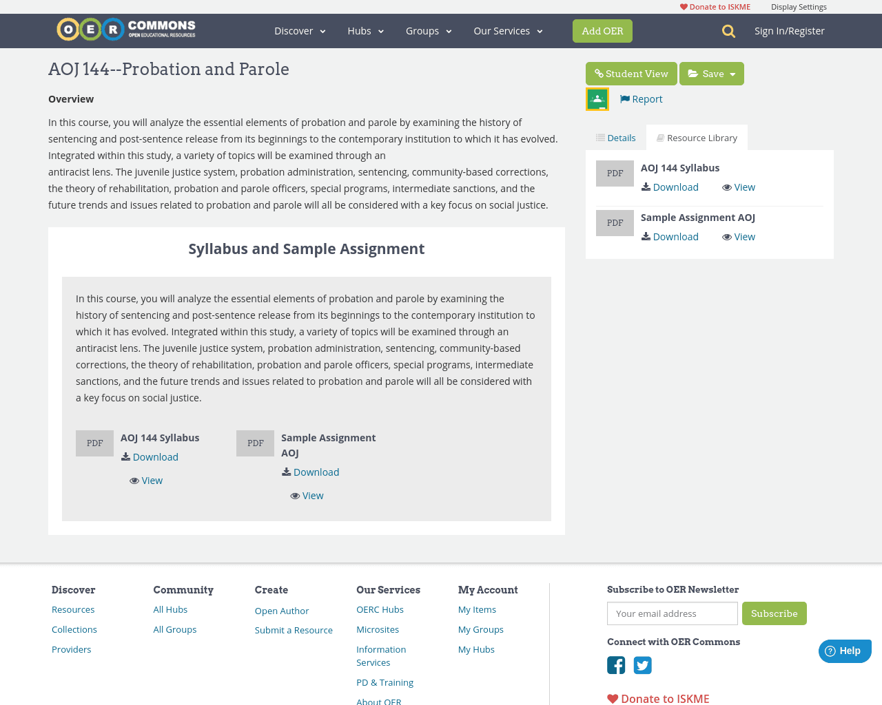 Probation and parole definitions, AOJ 144: Probation and Parole | OER Commons