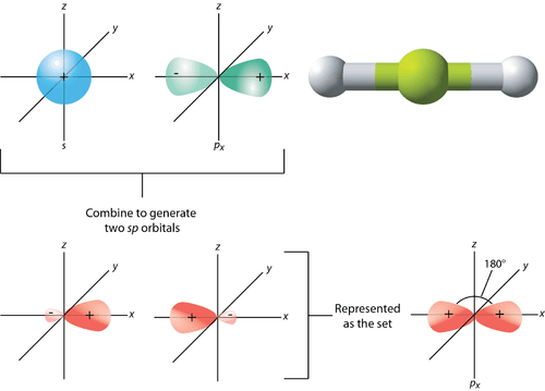Process of orbital hybridization, Hybrid Orbitals | Chemistry for Non-Majors