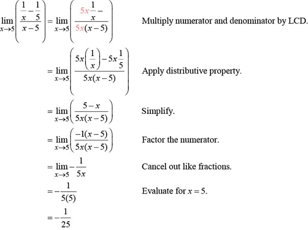 Properties of continuous functions, Finding Limits: Properties of Limits · Precalculus