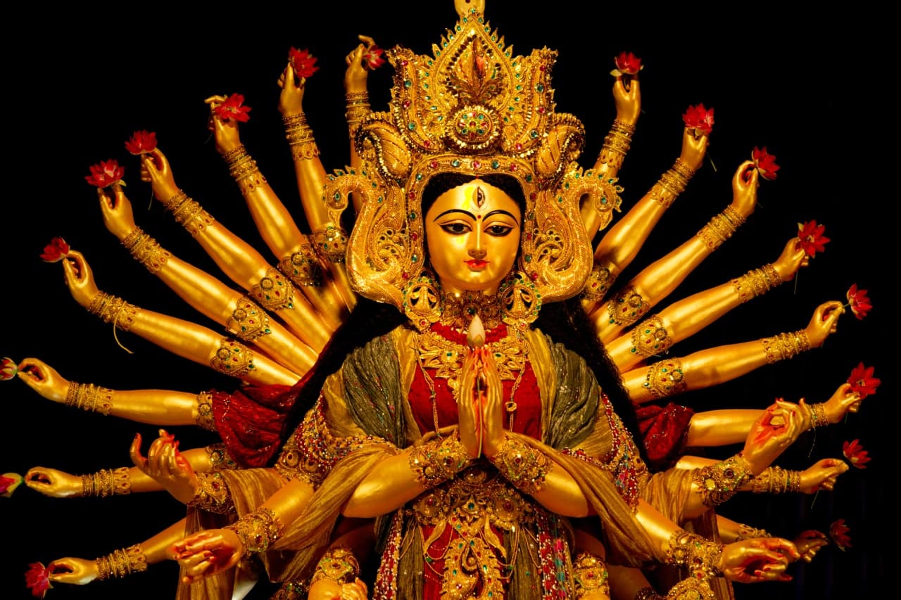 Central Act of Worship, File:Durga Puja image.jpg - Wikimedia Commons