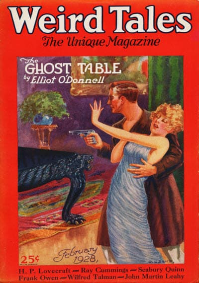 Pulp magazines, Publication: Weird Tales, February 1928