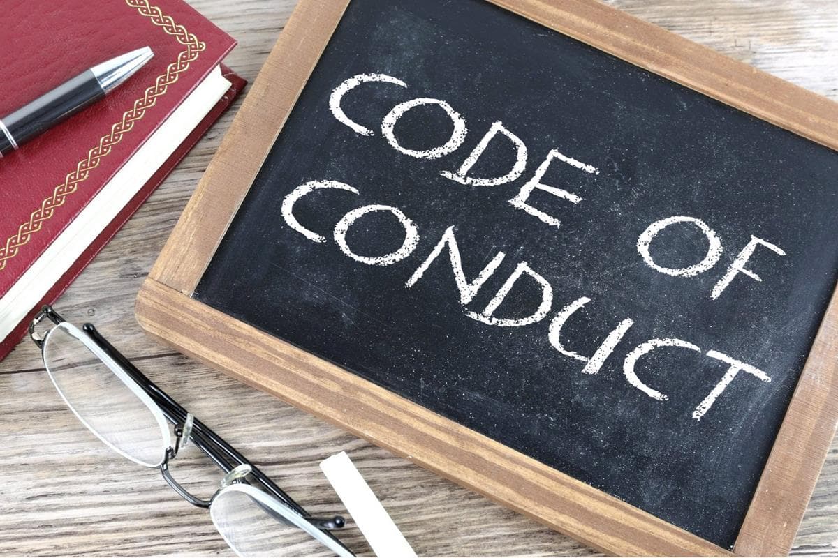 Purpose and Importance of Codes, Code Of Conduct - Free of Charge Creative Commons Chalkboard image