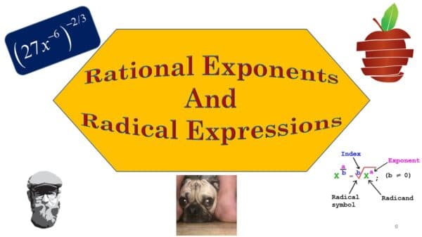 Rational exponents and radicals, Rational Exponents - The Bearded Math Man