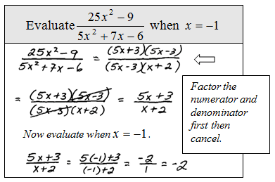 Simplification of rational expressions, OpenAlgebra.com: Free Algebra Study Guide & Video Tutorials: Simplifying Rational Expressions
