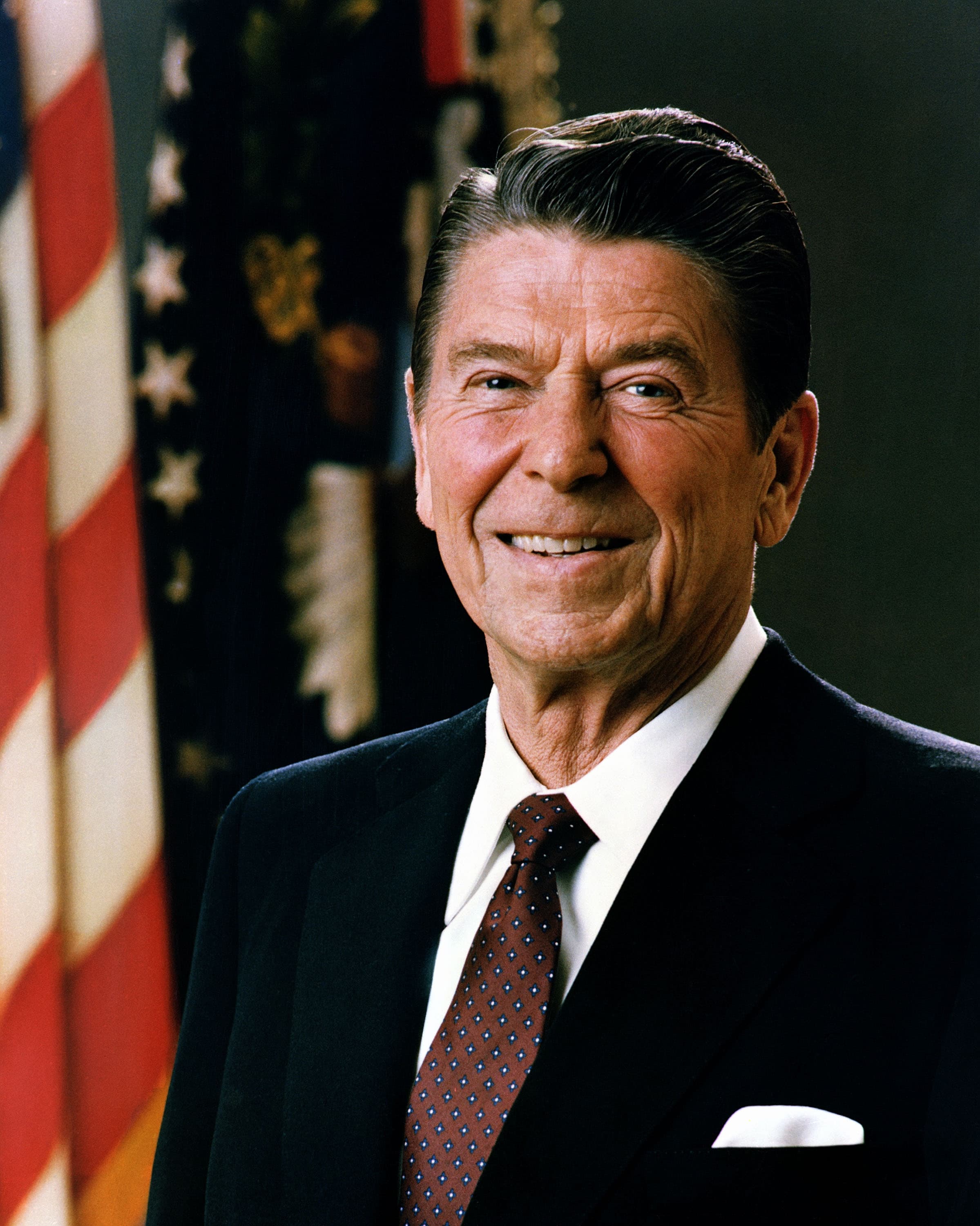 Conservative shift in Reagan era, File:Official Portrait of President Reagan 1981.jpg - Wikimedia Commons