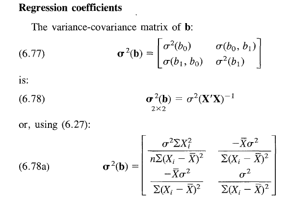 Reduced precision of estimates, How to derive variance-covariance matrix of coefficients in linear regression - Cross Validated