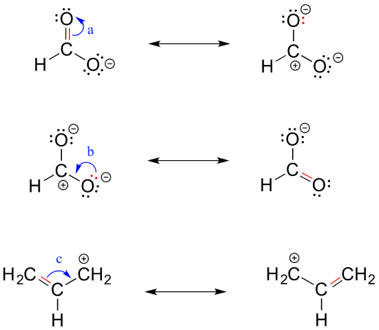 Resonance in three-atom groupings, 6.2. Resonance | Organic Chemistry 1: An open textbook