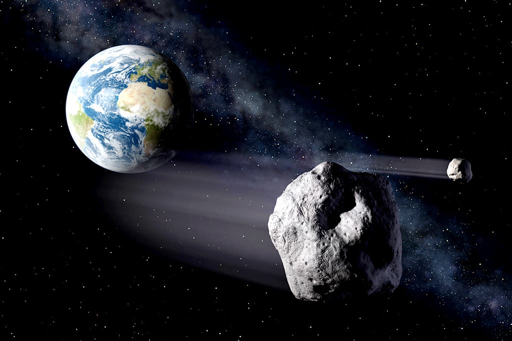 Risks of near-Earth objects, Artist's concept of near-Earth asteroids | The Planetary Society