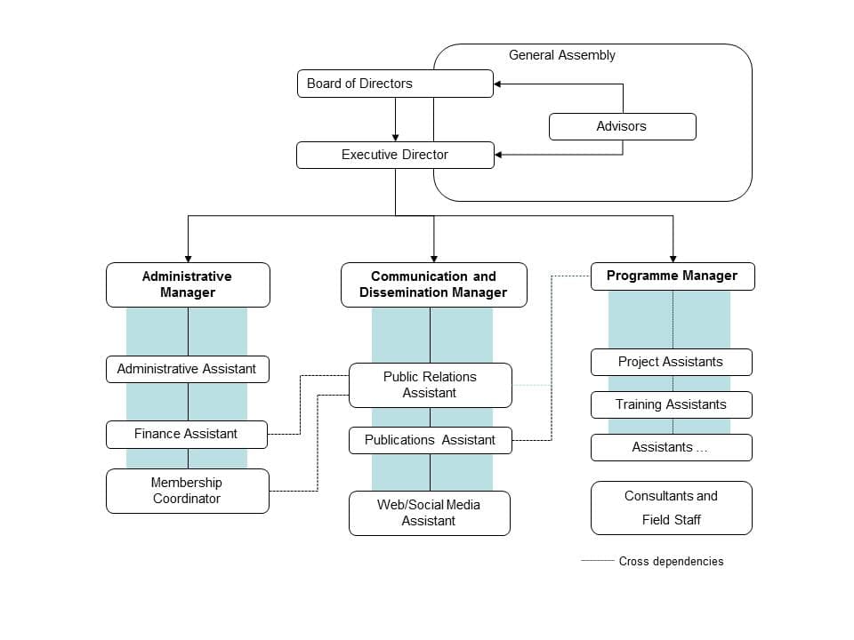 Role and Functions of Human Rights NGOs, Organizational Structure of an NGO