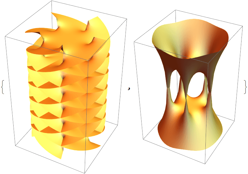 Sectional Curvature and Comparison Manifolds, RiemannSurfacePlot3D | Wolfram Function Repository