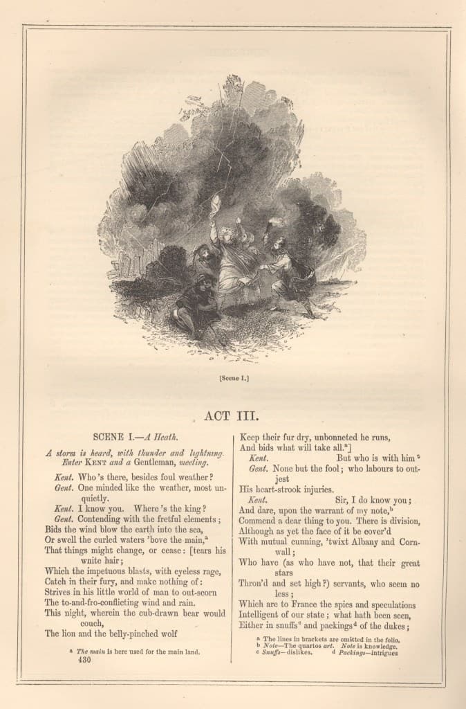 Symbolic Significance of Nature, Lear in the Storm | Victorian Illustrated Shakespeare Archive