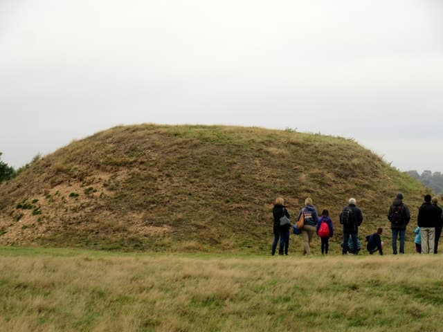 Significant Archaeological Sites, Reconstructed burial mound at Sutton Hoo © John H Darch :: Geograph Britain and Ireland