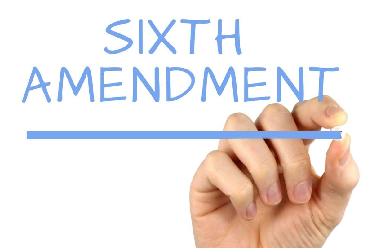 Reasons for speedy trial, The Sixth Amendment