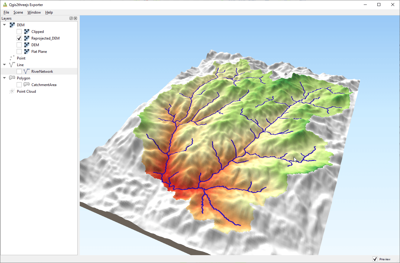Spatial Analysis and Modeling in Physical Geography Subfields, Using QGIS to conduct watershed analysis and 3D modeling - CUOSGwiki