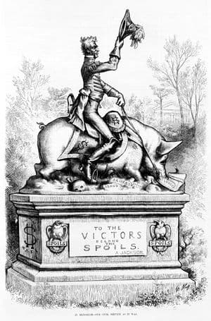 Spoils system vs civil service reform, Spoils system - Wikipedia