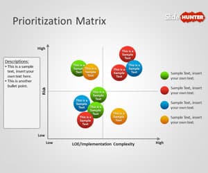 Prioritizing Key Story Elements, Free Prioritization Matrix PowerPoint Template - Free PowerPoint Templates - SlideHunter.com