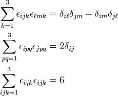 Definitions and Properties, Levi-Civita symbol - Knowino