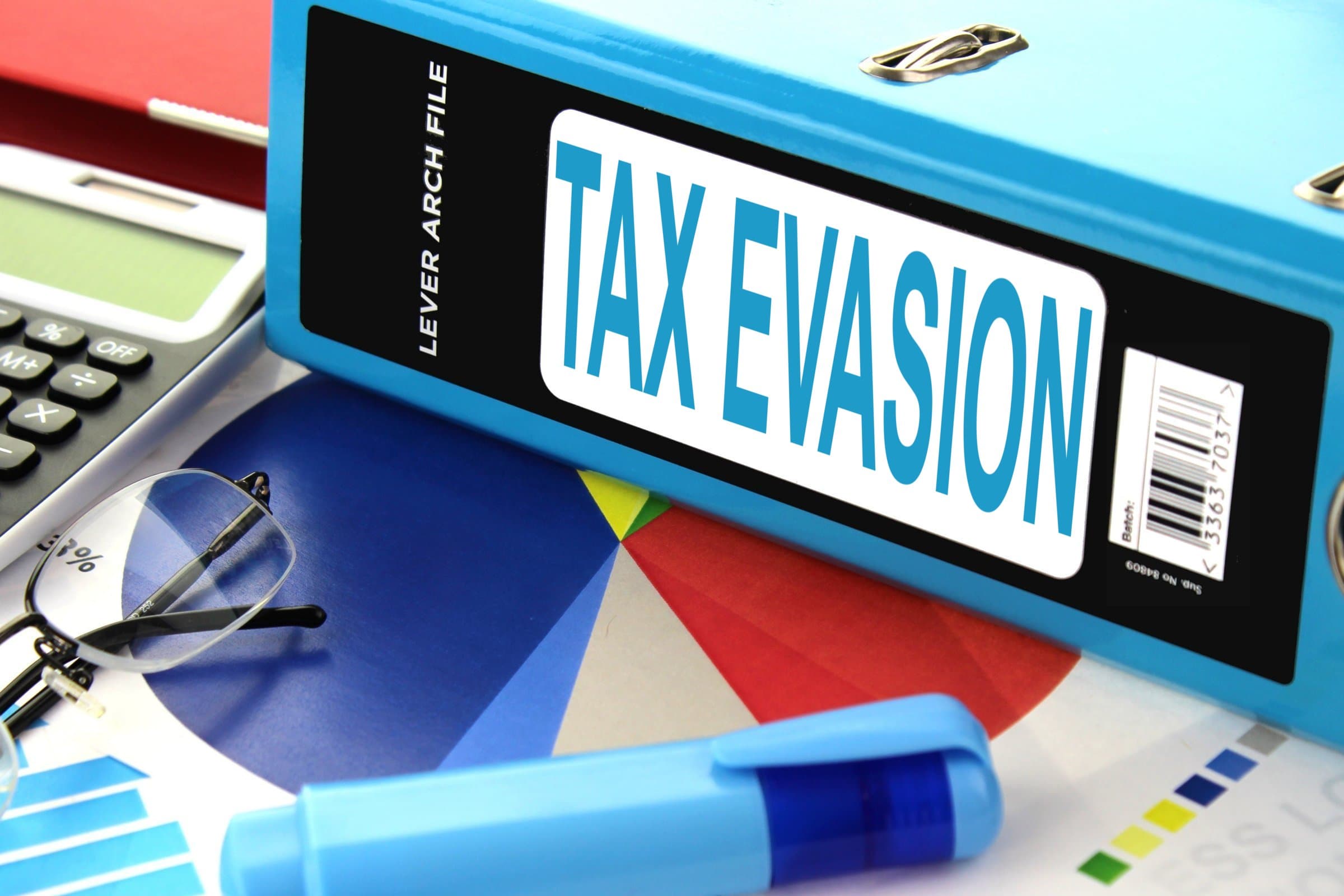 Existence of tax deficiency, Tax Evasion - Free of Charge Creative Commons Lever arch file image