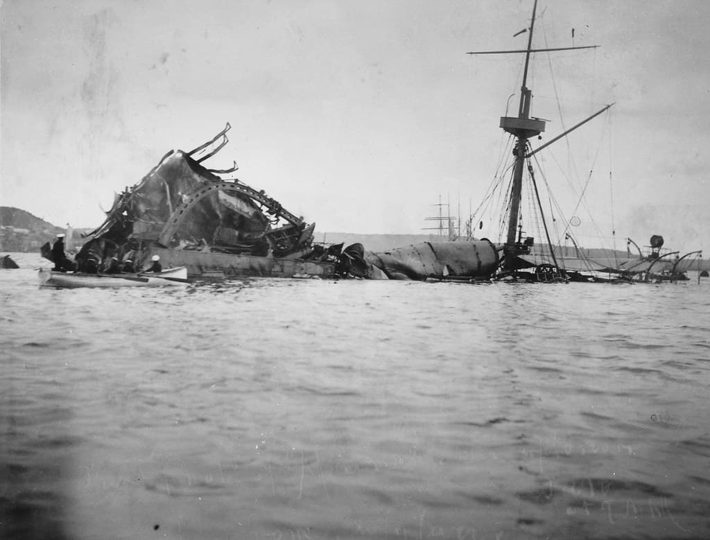 Tensions between the United States and Spain, wreck of the USS Maine - low tide - Havana Harbor Cuba - 1… | Flickr