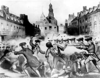Tensions in colonial-British relations, Boston Massacre | Boston Massacre, Mar. 5, 1770. Chomolithog… | Flickr