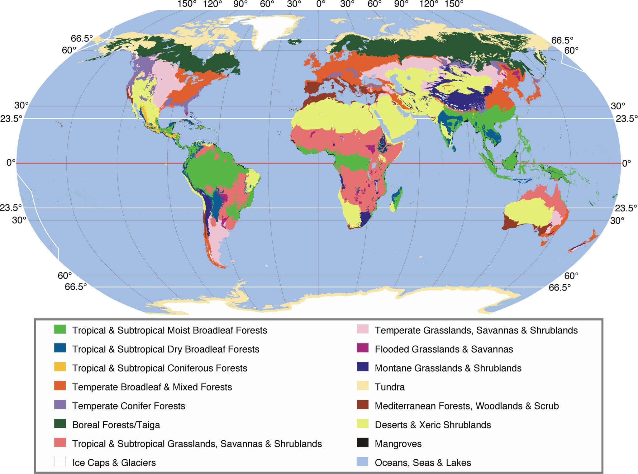 Defining Features of Tropical Climates, LABORATORY 9: CLIMATE AND THE DISTRIBUTION OF BIOMES AND SOILS – Physical Geography Lab Manual ...