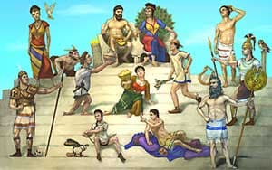 The Twelve Olympians, 5c. Gods, Goddesses, and Heroes | HUM 101 Introduction to Humanities