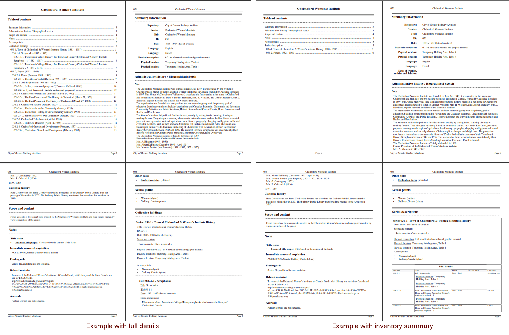 Understanding Archives and Finding Aids, Generate, upload, download, and print finding aids | Documentation (Version 2.4) | AtoM: Open ...
