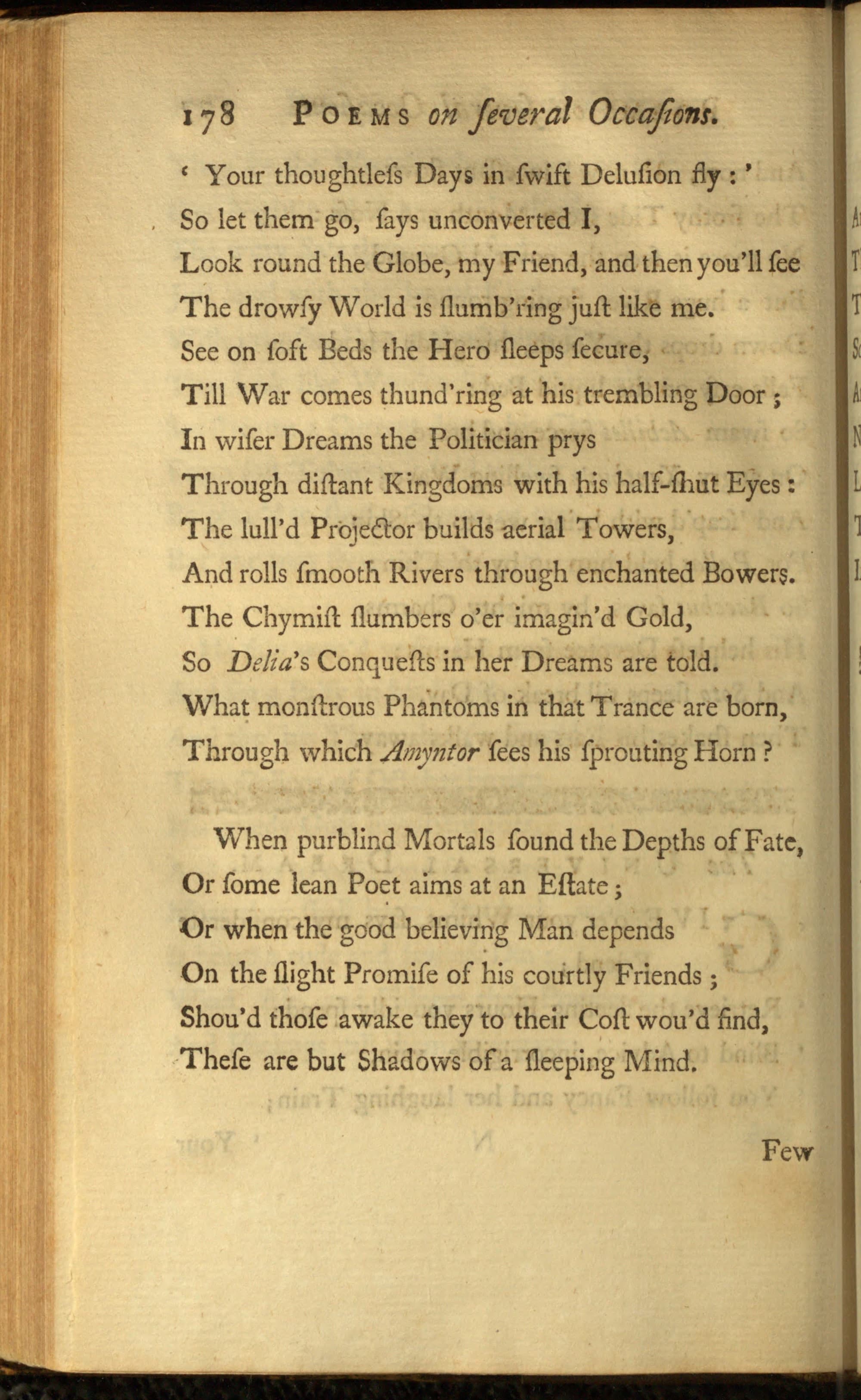 Universal messages and insights, Eighteenth-Century Poetry Archive / Works / The UNIVERSAL DREAM. (Mary Leapor)