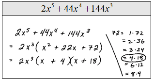 Finding factors for x2+bx+c, OpenAlgebra.com: Free Algebra Study Guide & Video Tutorials: Factoring Trinomials of the Form x ...