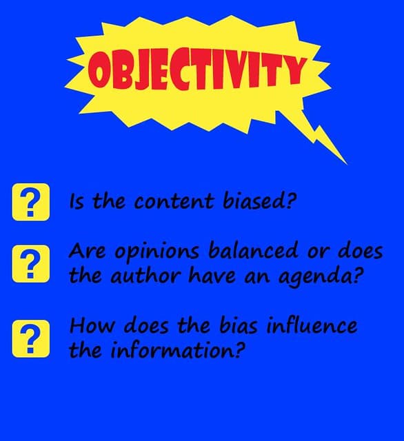 Importance of Objectivity, Objectivity graphic | Evaluating Information Sources using C… | Flickr