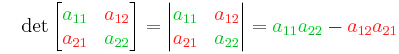 Calculation of matrix determinants, Determinante – GET A