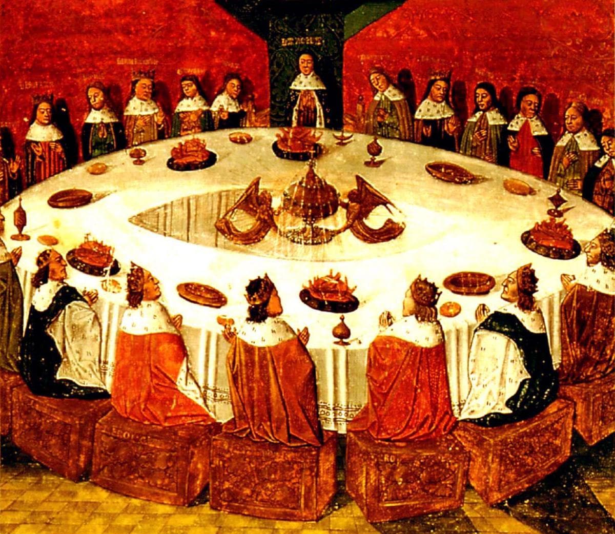 Use of religious myths and legends, File:King Arthur and the Knights of the Round Table.jpg - Wikimedia Commons
