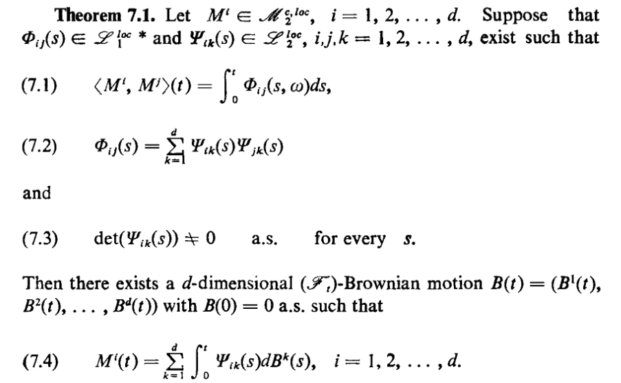 Definition of stopping times, stochastic processes - Martingale representation and weak convergence of measures on Ikeda and ...