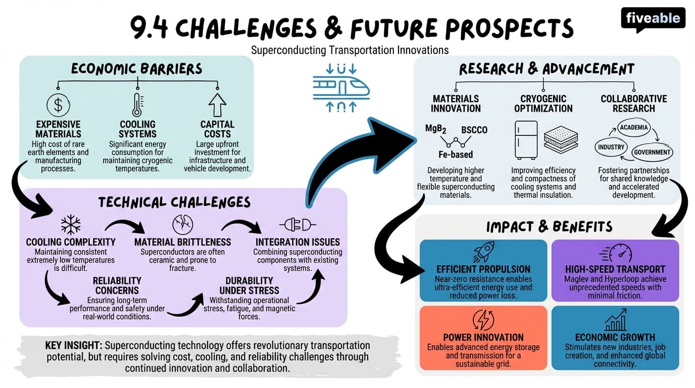 9.4 Challenges and Future Prospects - Superconducting Devices - Unit 9 visual cheatsheet